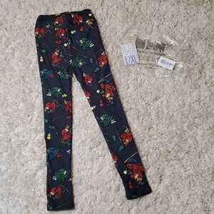 LULAROE Kids Christmas/Holiday Leggings - L/XL